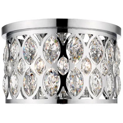 Z-lite Dealey By  Chrome 15.75 Inch 4 Light Chandelier