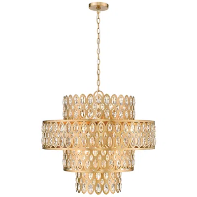 Z-lite Dealey By  Heirloom Brass 25.75 Inch 13 Light Pendant