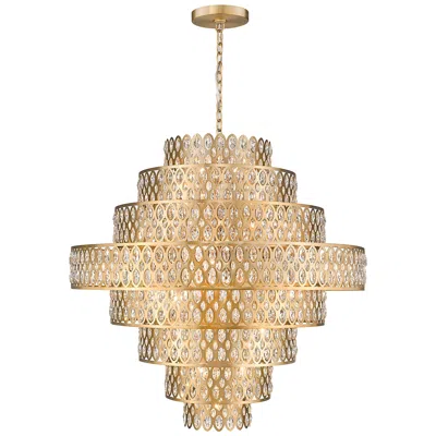 Z-lite Dealey By  Heirloom Brass 44.75 Inch 25 Light Pendant