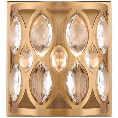 Z-lite Dealey By  Heirloom Brass 8.5 Inch 2 Light Wall Sconce