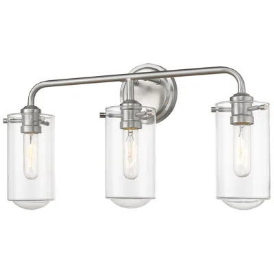 Z-lite Delaney 22" Wide High Brushed Nickel 3-light Bath Light