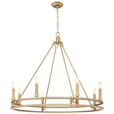 Z-lite Dennison By  Signature Brass 8 Light Chandelier