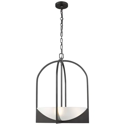 Z-lite Devon By  Matte Black 4 Light Pendant