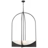 Z-lite Devon By  Matte Black 8 Light Chandelier