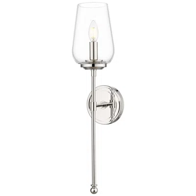Z-lite Dominique By  Polished Nickel 1 Light Wall Sconce