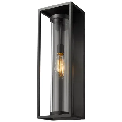 Z-lite Dunbroch 24 1/4" High Black Outdoor Wall Light