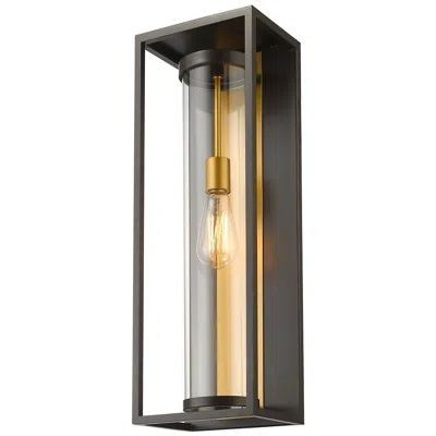Z-lite Dunbroch 24 1/4" High Deep Bronze Brass Outdoor Wall Light