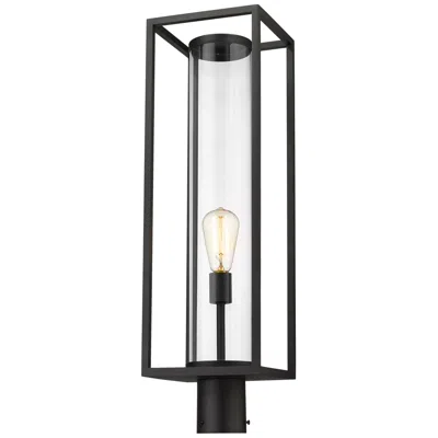 Z-lite Dunbroch 27 3/4" High Black Outdoor Post Light