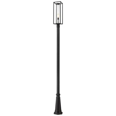 Z-lite Dunbroch By  Black 121.75 Inch 1 Light Outdoor Post Mounted Fixture