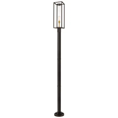 Z-lite Dunbroch By  Bronze + Brass 101.5 Inch 1 Light Post Mounted Fixture