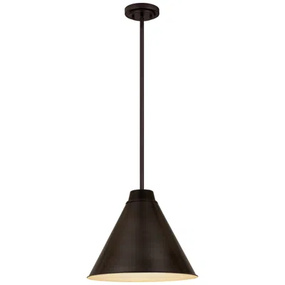 Z-lite Eaton By  Bronze Plate 18 Inch 1 Light Pendant