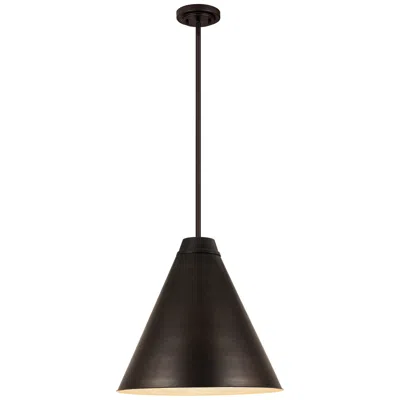 Z-lite Eaton By  Bronze Plate 24 Inch 1 Light Pendant