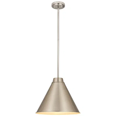 Z-lite Eaton By  Brushed Nickel 18 Inch 1 Light Pendant