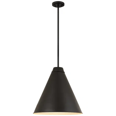 Z-lite Eaton By  Matte Black 24 Inch 1 Light Pendant