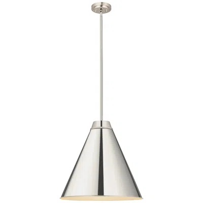 Z-lite Eaton By  Polished Nickel 24 Inch 1 Light Pendant