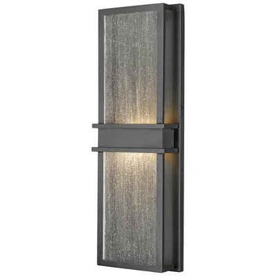 Z-lite Eclipse 24" High Black Led Outdoor Wall Light