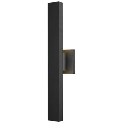 Z-lite Edge 20 1/2" High Black Led Outdoor Wall Light