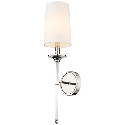 Z-lite Emily 24" High Polished Nickel Metal Wall Sconce