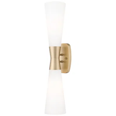 Z-lite Emrys By  Modern Gold 2 Light Wall Sconce