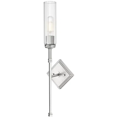 Z-lite Esme By  Brushed Nickel 1 Light Wall Sconce