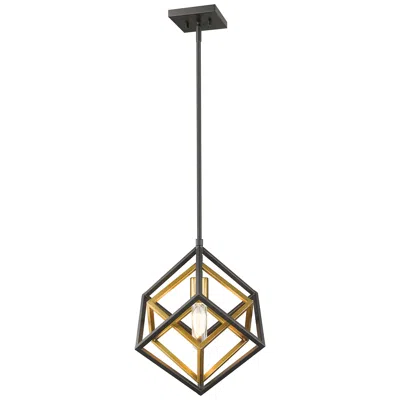 Z-lite Euclid By  Olde Brass + Bronze 12 Inch 1 Light Mini Pendant
