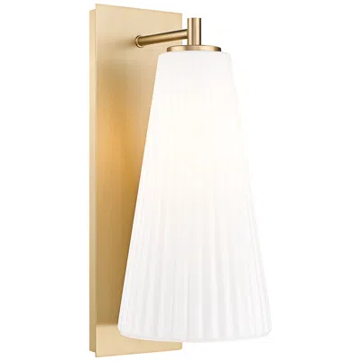 Z-lite Farrell 16 1/2" High Modern Gold Wall Sconce
