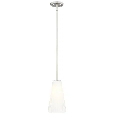 Z-lite Farrell By  Brushed Nickel 6 Inch 1 Light Pendant