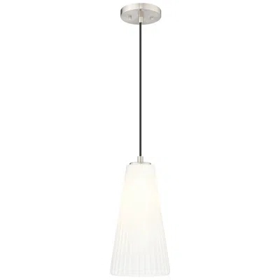 Z-lite Farrell By  Brushed Nickel 7.25 Inch 1 Light Pendant