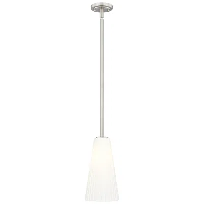 Z-lite Farrell By  Brushed Nickel 7.25 Inch 1 Light Pendant