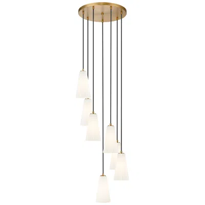 Z-lite Farrell By  Modern Gold 18 Inch 7 Light Chandelier