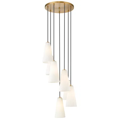 Z-lite Farrell By  Modern Gold 18 Inch 7 Light Chandelier