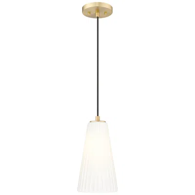 Z-lite Farrell By  Modern Gold 6 Inch 1 Light Pendant