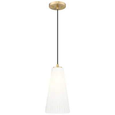Z-lite Farrell By  Modern Gold 7.25 Inch 1 Light Pendant