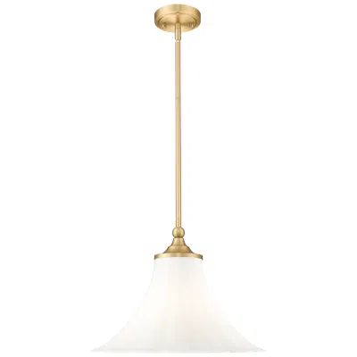 Z-lite Fleur By  16 Inch Modern Gold 1 Light Pendant