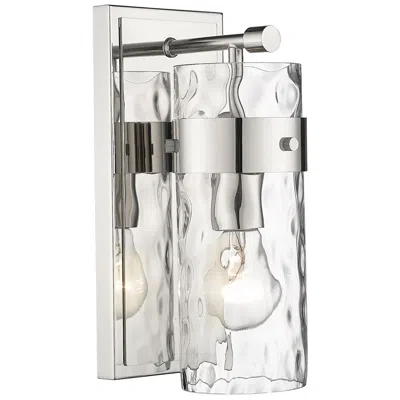 Z-lite Fontaine 11 1/4" High Polished Nickel Wall Sconce