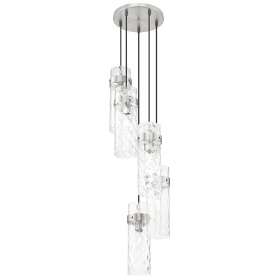 Z-lite Fontaine By  Brushed Nickel 14.5 Inch 5 Light Chandelier