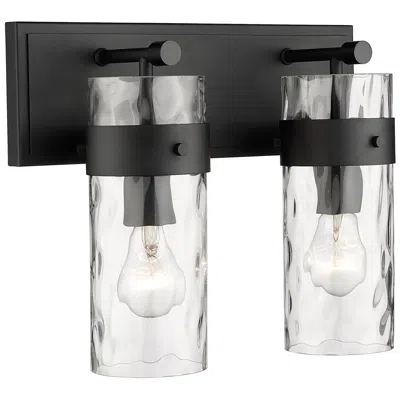 Z-lite Fontaine By  Matte Black 14 Inch 2 Light Vanity