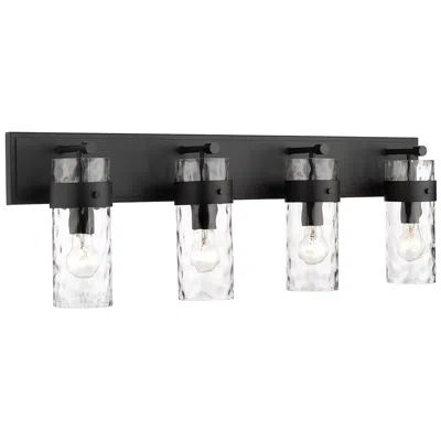 Z-lite Fontaine By  Matte Black 34 Inch 4 Light Vanity