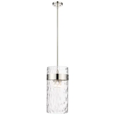 Z-lite Fontaine By  Polished Nickel 13 Inch 4 Light Pendant