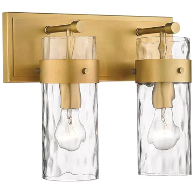 Z-lite Fontaine By  Rubbed Brass 14 Inch 2 Light Vanity