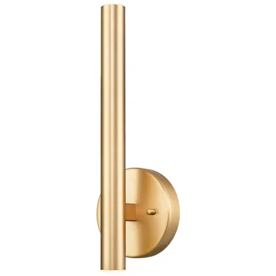Z-lite Forest 13 3/4" High Modern Gold Led Wall Sconce