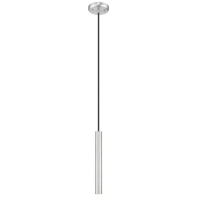 Z-lite Forest By  Brushed Nickel 1 1/4" Wide 1 Light Pendant