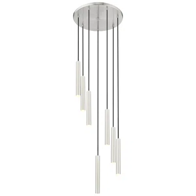 Z-lite Forest By  Brushed Nickel 18 Inch 7 Light Chandelier