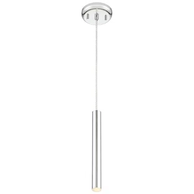 Z-lite Forest By  Chrome 1 Light Mini Pendant