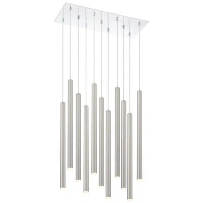 Z-lite Forest By  Chrome 11 Light Chandelier
