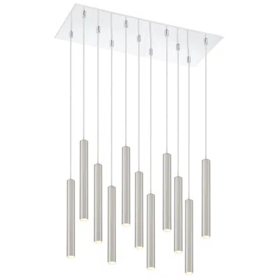 Z-lite Forest By  Chrome 11 Light Chandelier