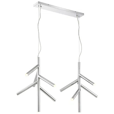 Z-lite Forest By  Chrome 12 Light Island Pendant