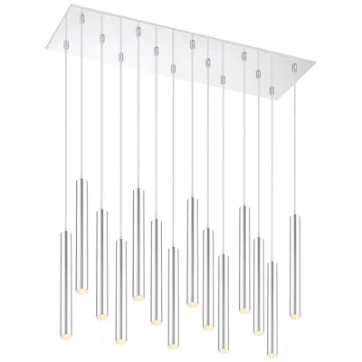 Z-lite Forest By  Chrome 14 Light Chandelier