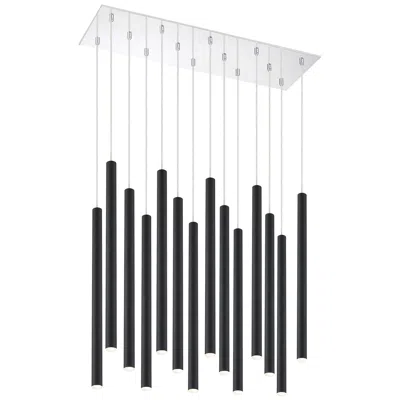 Z-lite Forest By  Chrome 14 Light Chandelier