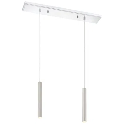 Z-lite Forest By  Chrome 2 Light Island Pendant